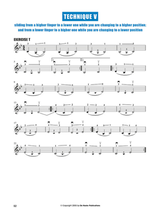 Position Shifts - Violon - Nico Dezaire - Partition - Violon